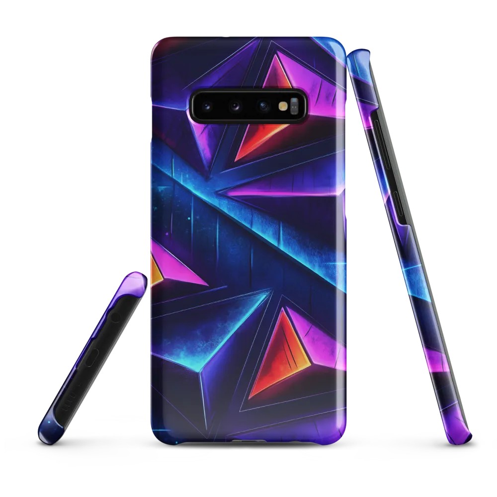 Geometric Luminescence | Phone Case |  S10 Plus | Snap Case | Glossy