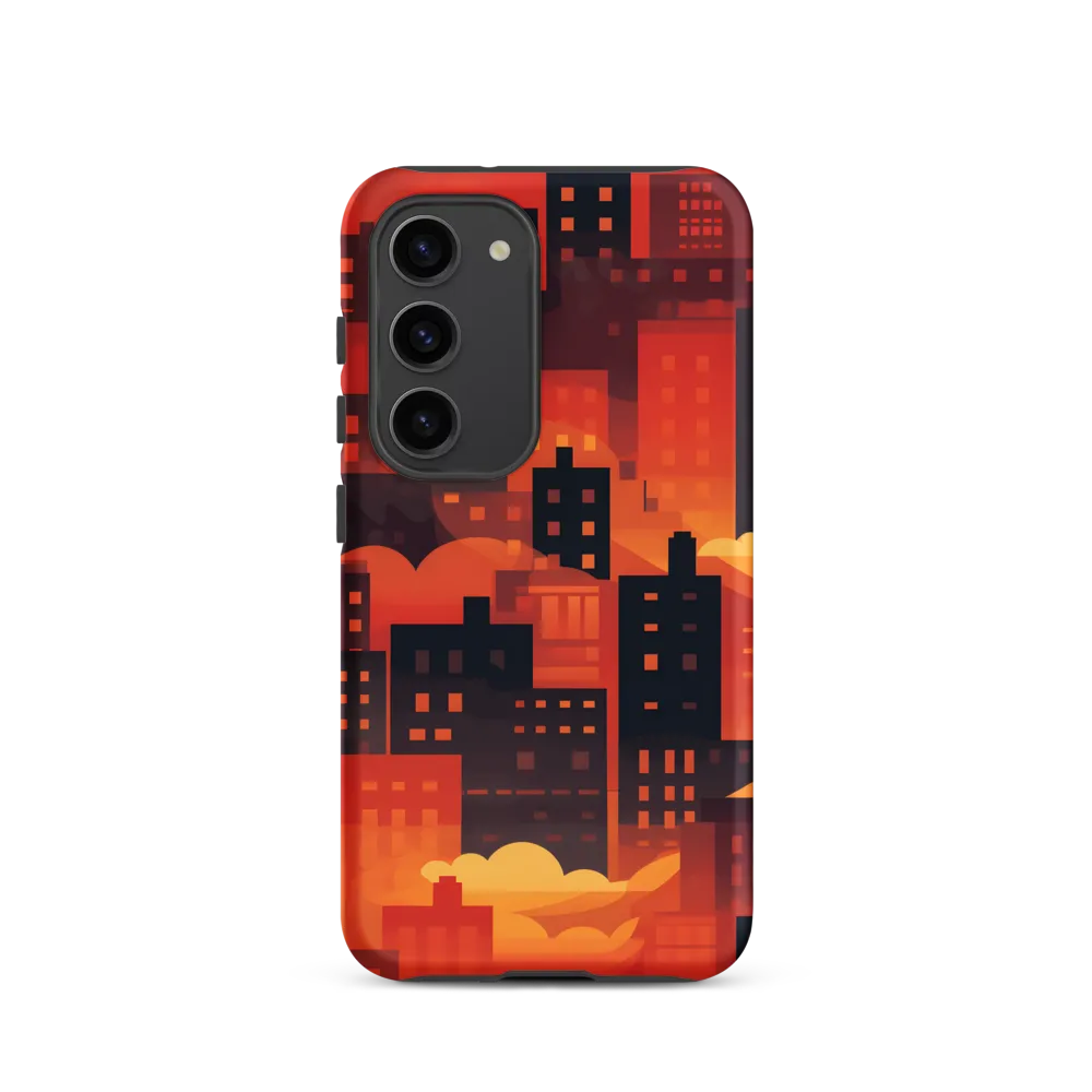 Radiance of the Urban Horizon | Phone Case |  S23 | Tough Case | Matte