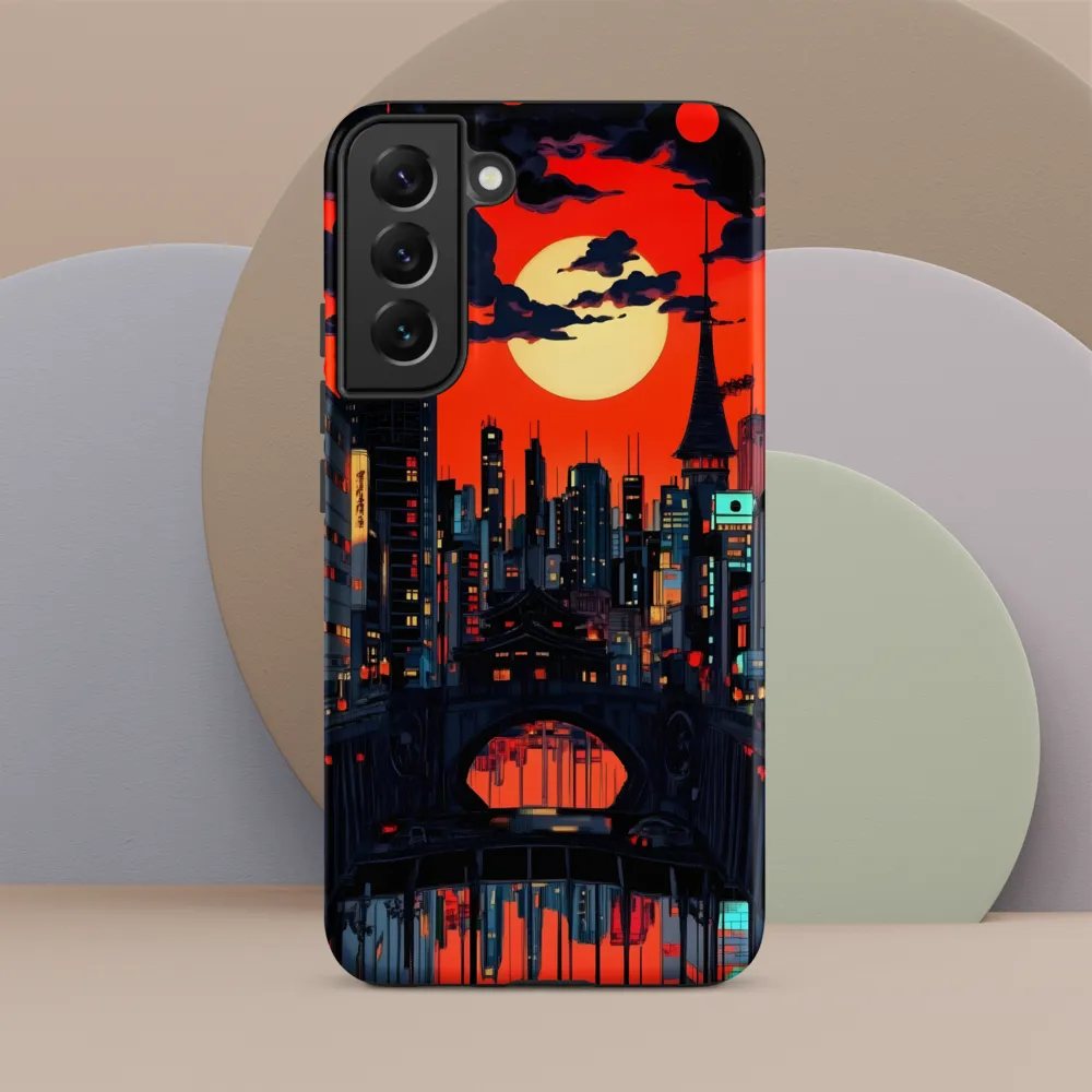 Nightfall in a Neon City