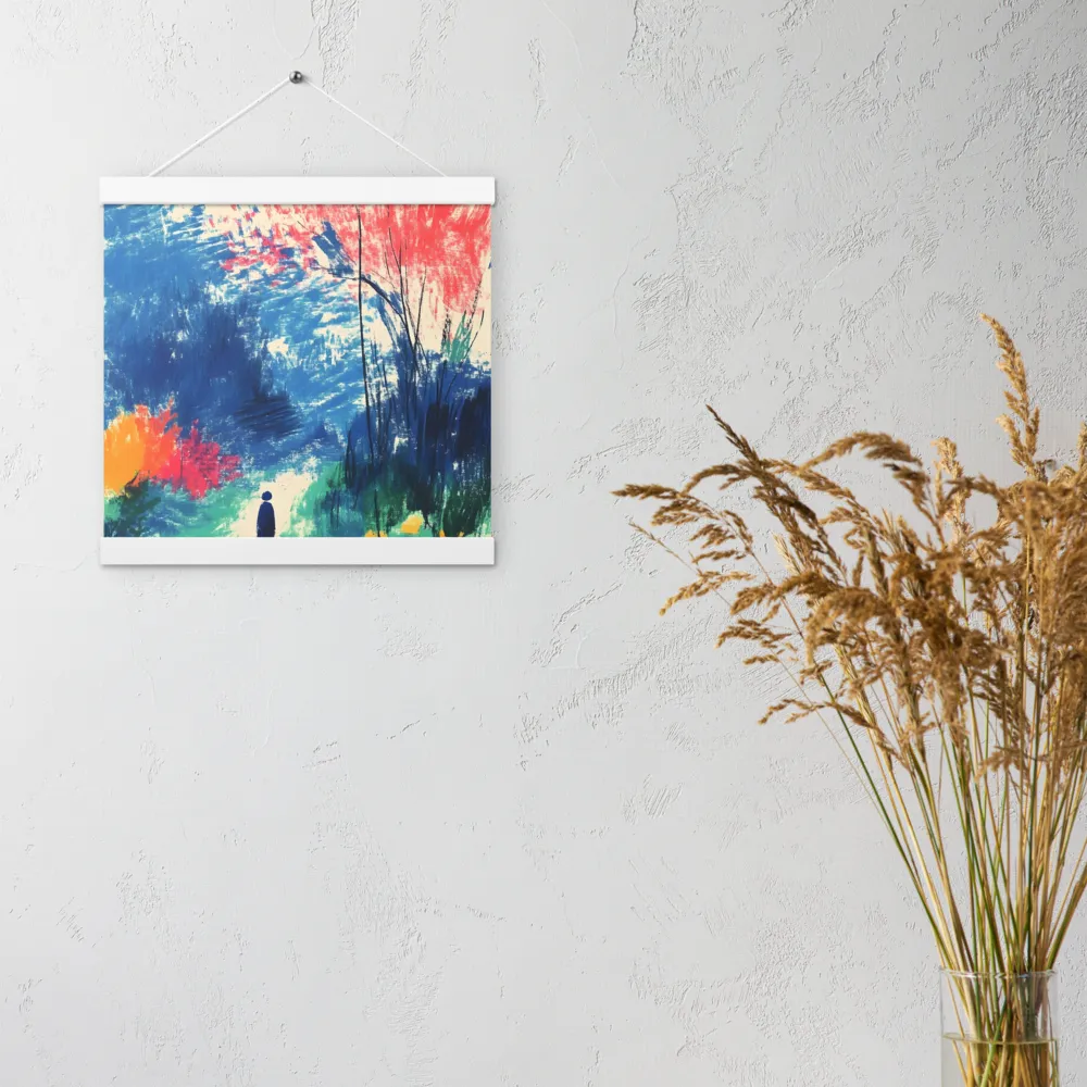 Whispers of Tranquility | Poster With White Wood Hanger | 12″×12″