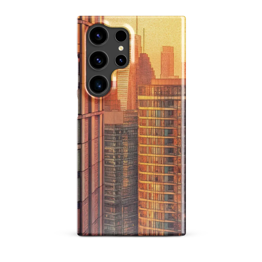Urban Serenity at Sunset