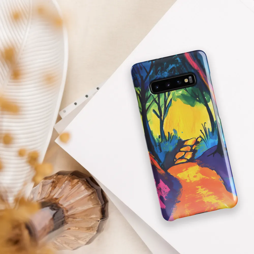 Path Through a Vibrant Forest | Phone Case |  S10 Plus | Snap Case | Glossy