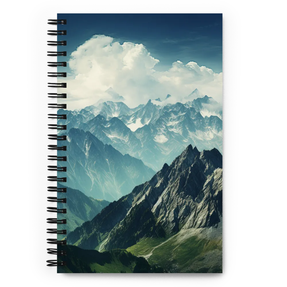 Majestic Mountain Range | Spiral Notebook