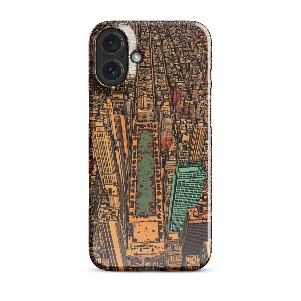 Urban Oasis: Aerial View of City Life