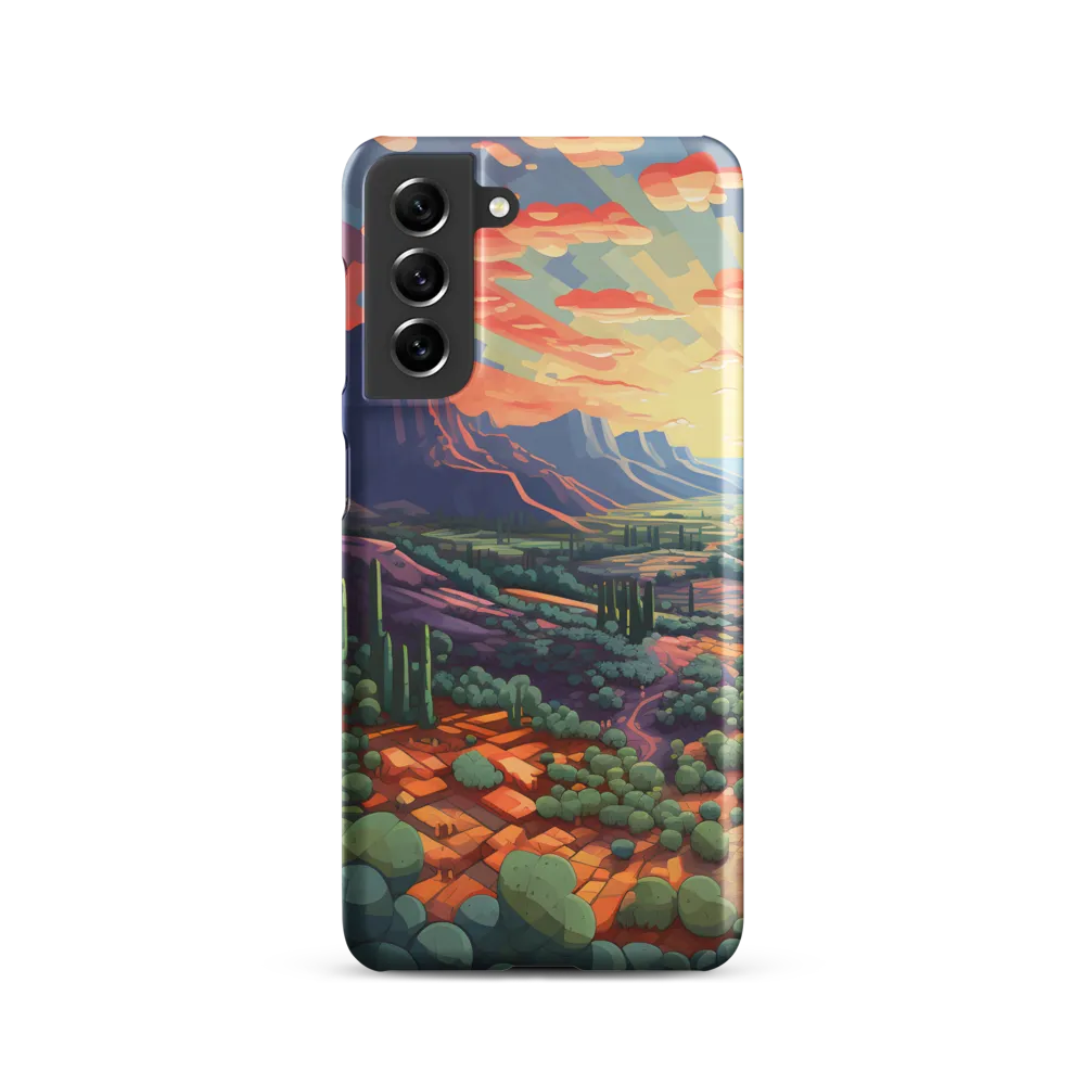Desert Serenity at Dusk | Phone Case |  S21 | Snap Case | Matte