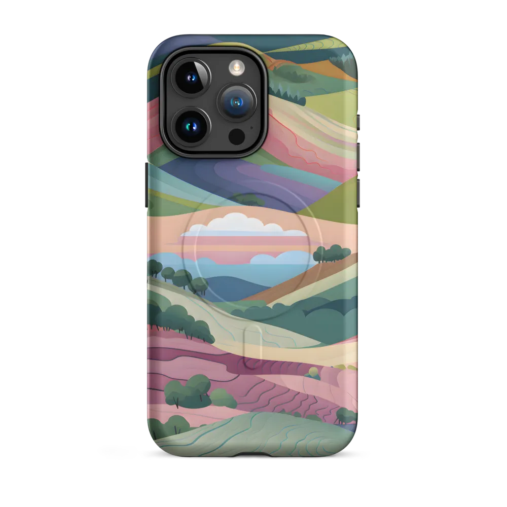 Harmonious Hills | Phone Case |  15 Pro Max | MagSafe® Tough Case | Matte