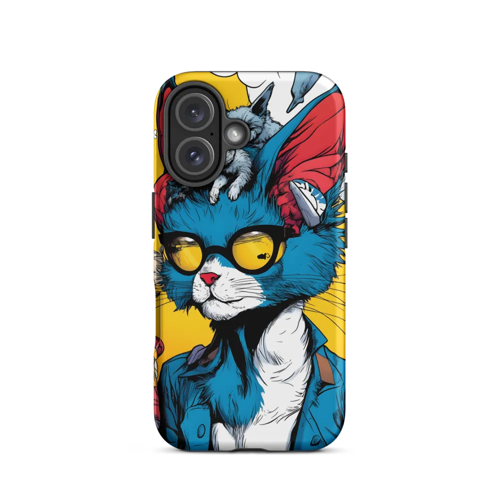 Whimsical Feline Coolness | Phone Case