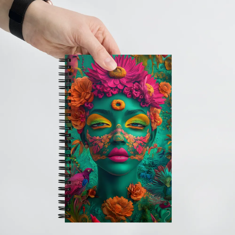 Floral Serenity | Spiral Notebook