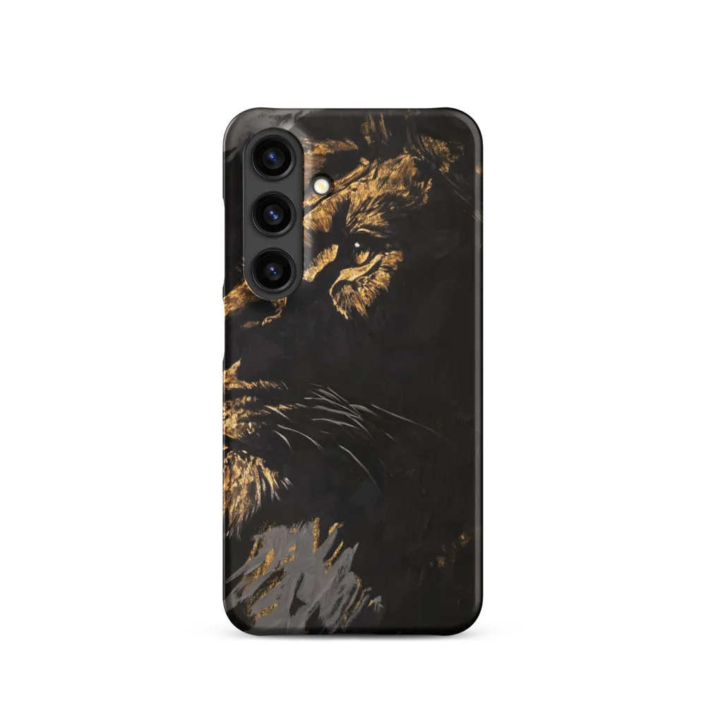 Majestic Gaze: The Golden Lion