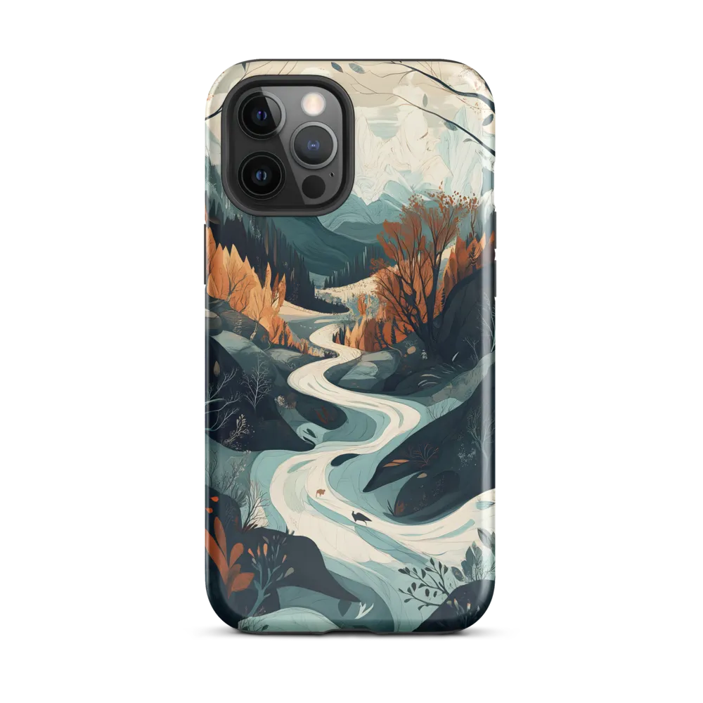 Winding Serenity: A Digital Landscape
