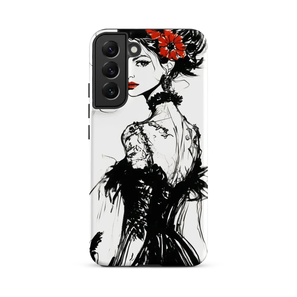 Elegance in Black and Red