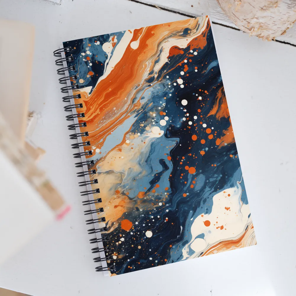 Fluid Dance of Colors | Spiral Notebook