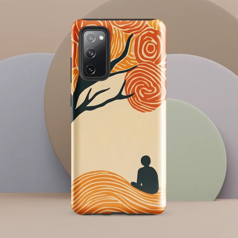 Silent Reflections under Swirling Leaves | Phone Case |  S20 FE | Tough Case | Glossy