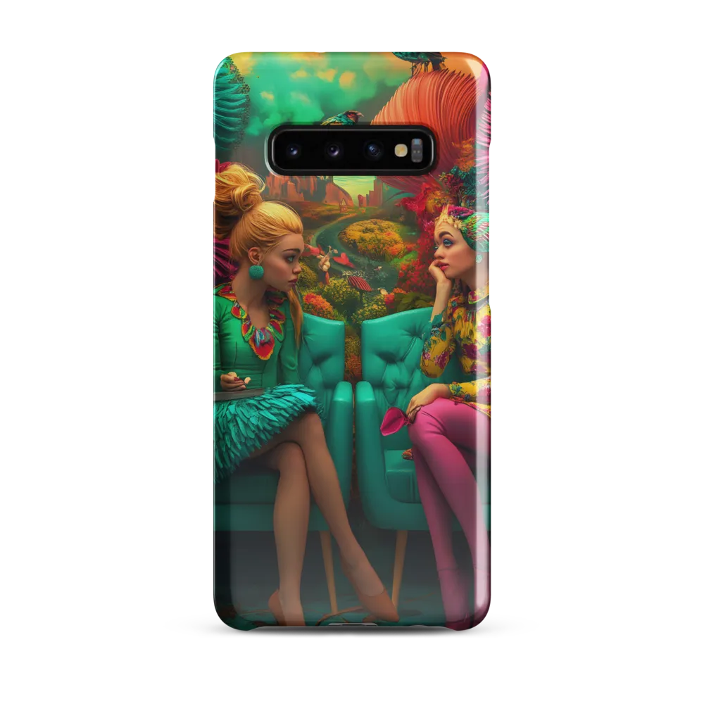 Whimsical Conversations | Phone Case |  S10 Plus | Snap Case | Glossy