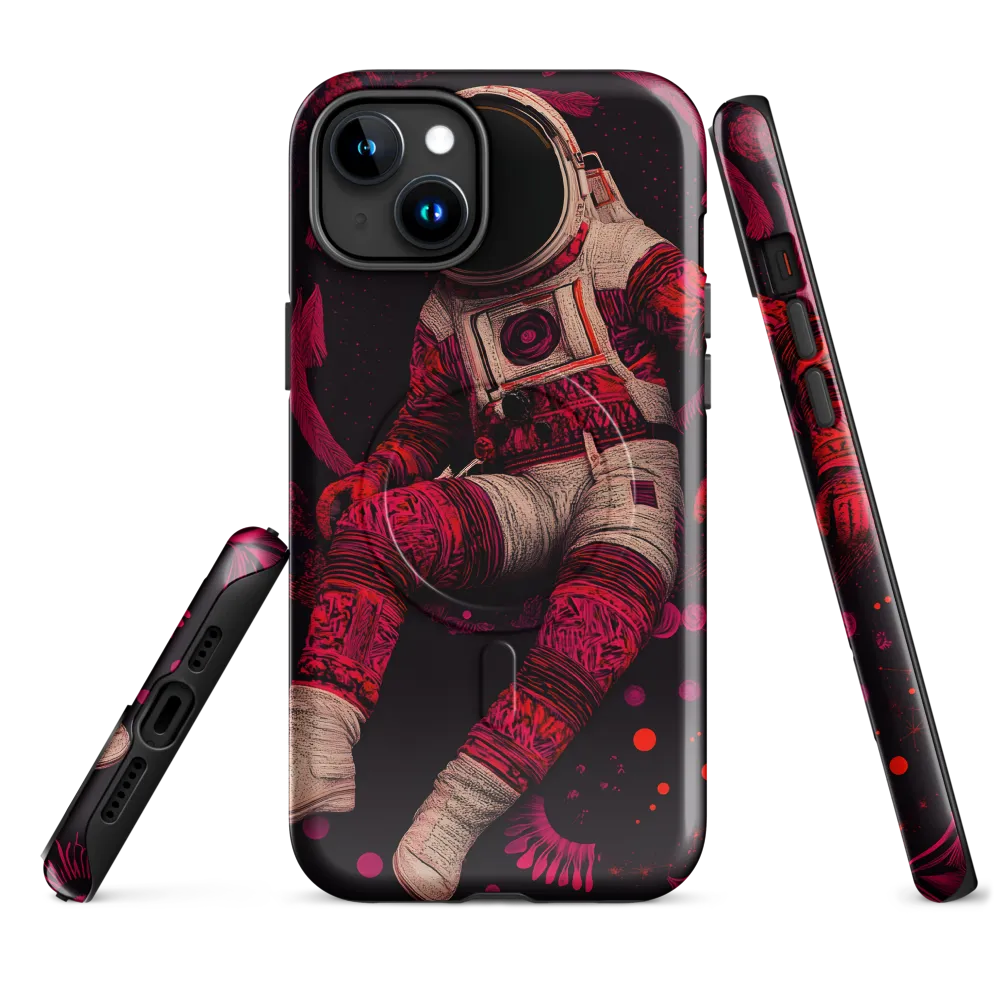 Magenta Drift — An Astronaut in Etched Space