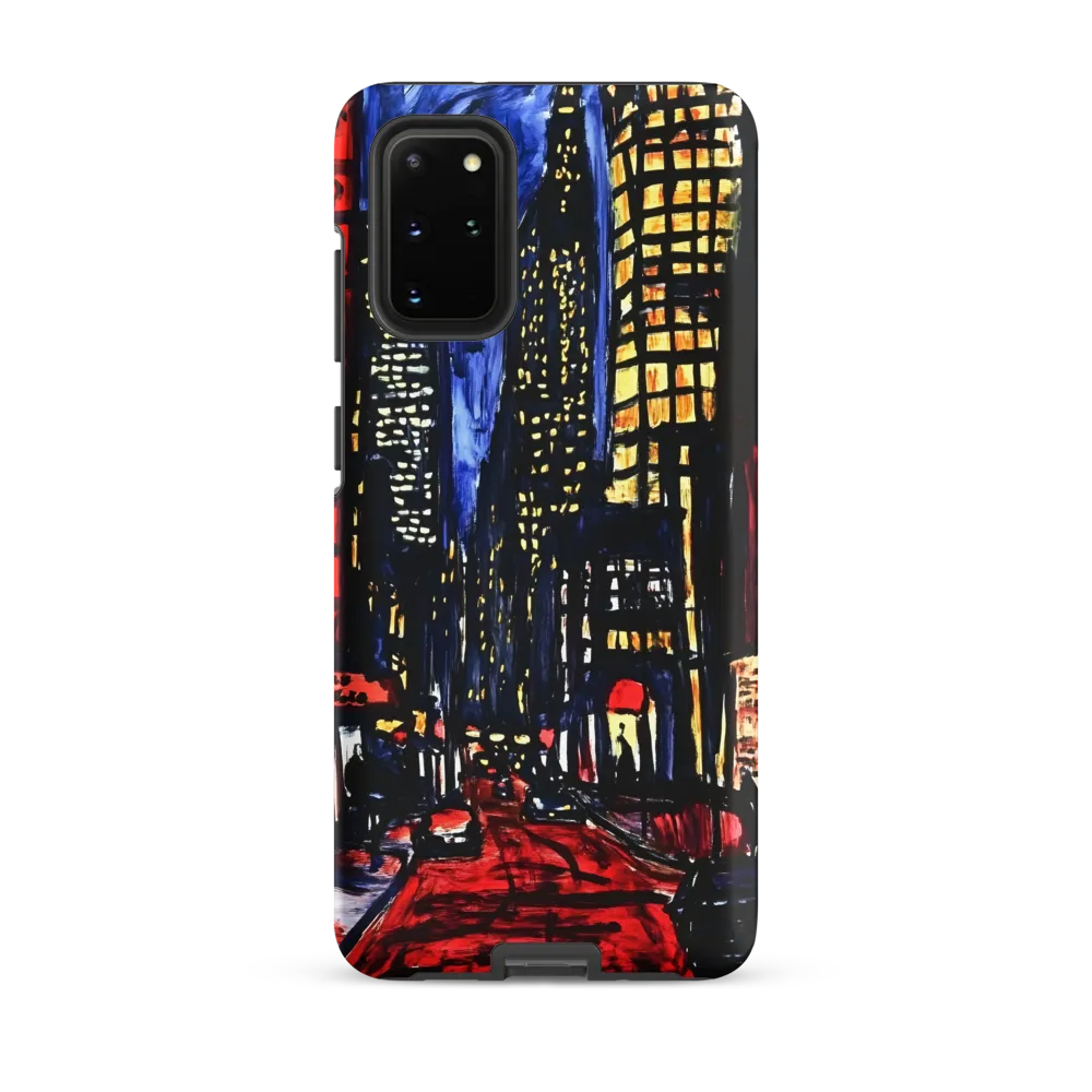Urban Nightscape: A Journey Through Neon Lights