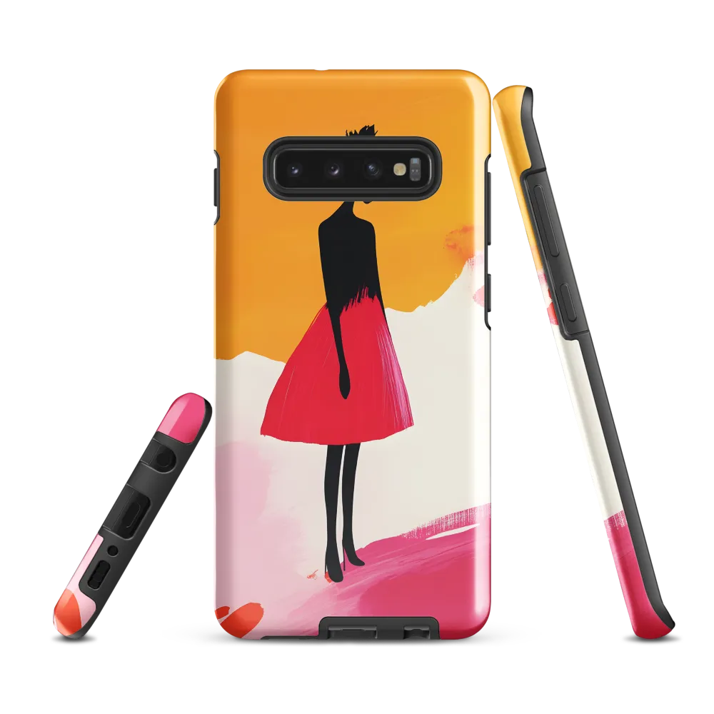 Silhouette Elegance | Phone Case |  S10 Plus | Tough Case | Glossy