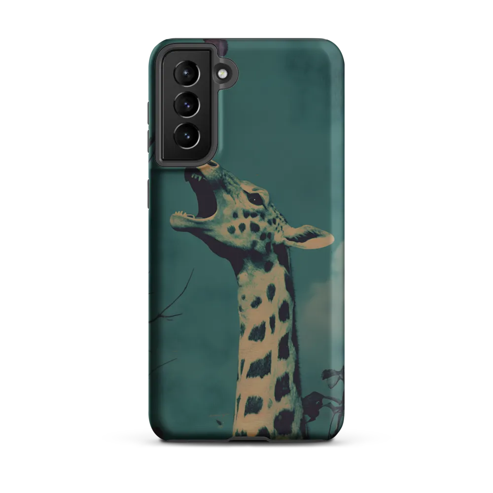 Whispers of the Tall: A Surreal Giraffe Encounter