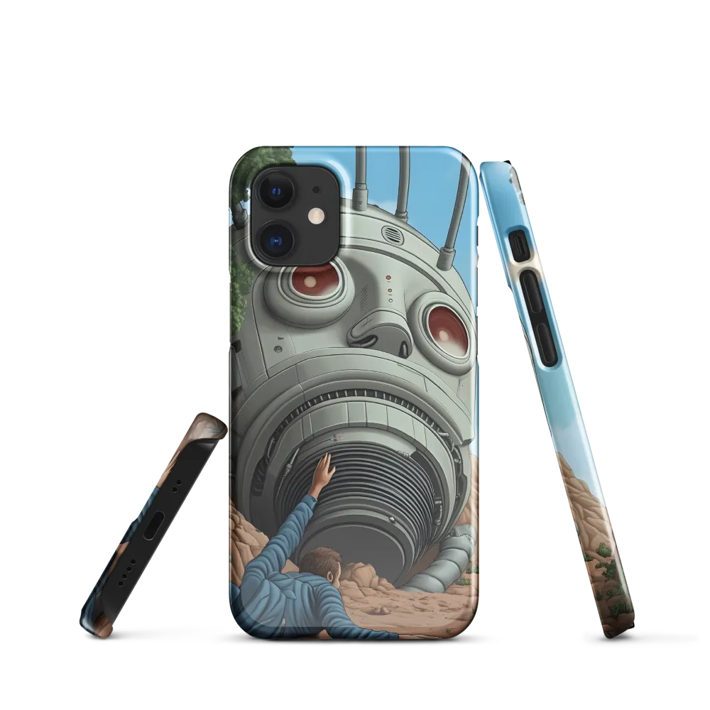 The Descent into Technological Abyss | Phone Case |  12 Mini | Snap Case | Glossy