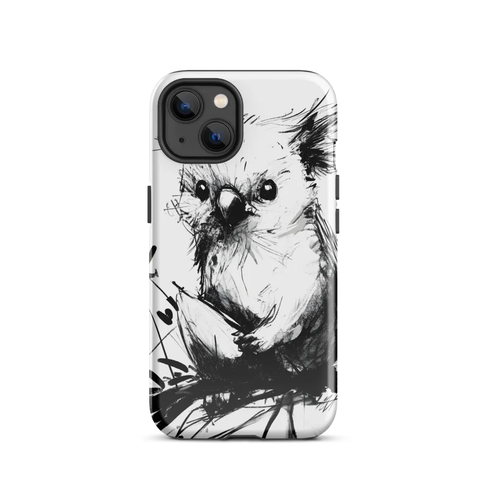 Whimsical Koala in Ink