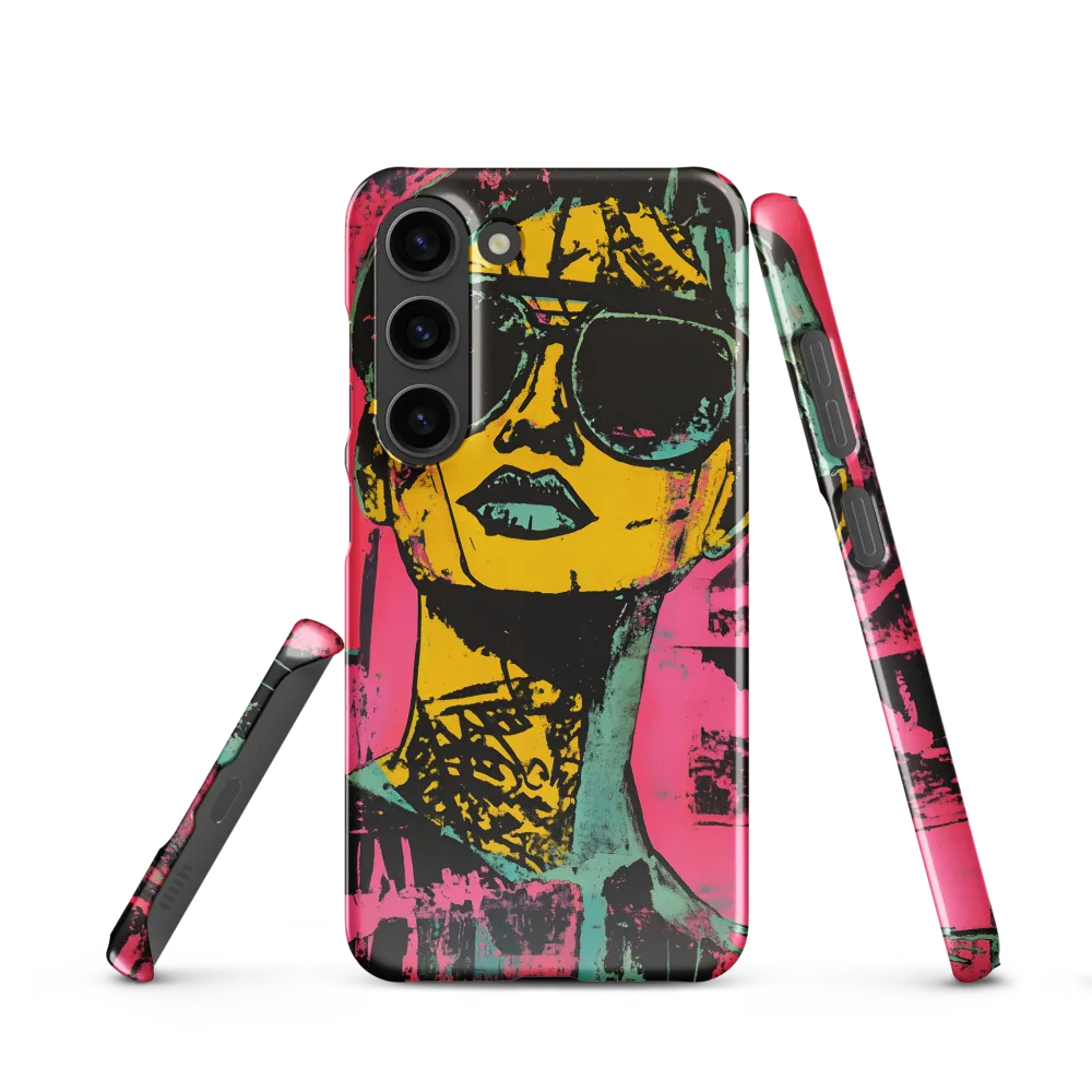 Confident Portrait in Neon Colors