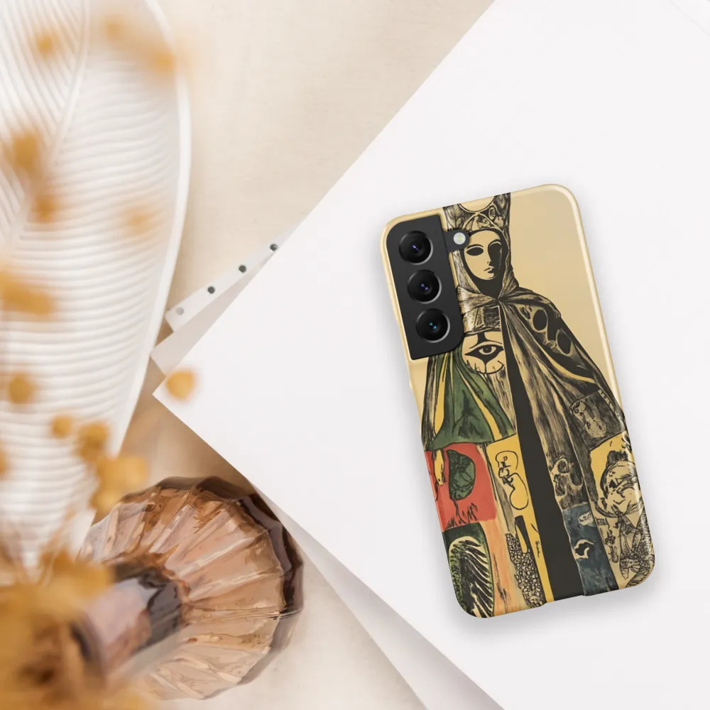 Mystical Cloak of Symbols | Phone Case |  S22 | Snap Case | Matte