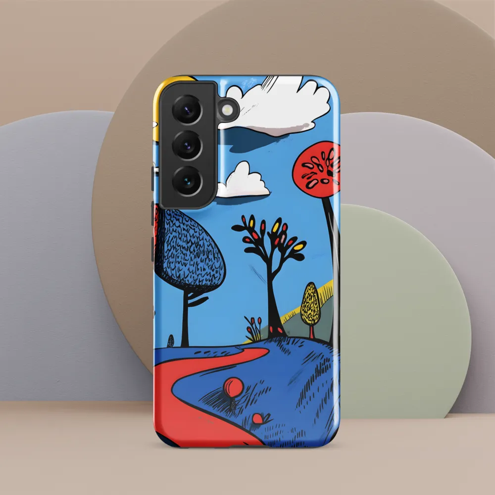 A Playful Journey Through Whimsical Woods | Phone Case |  S22 | Tough Case | Glossy