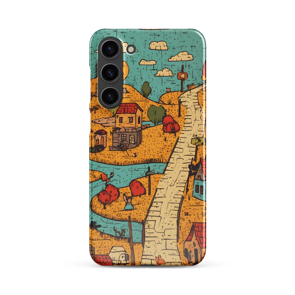 Whimsical Village Landscape