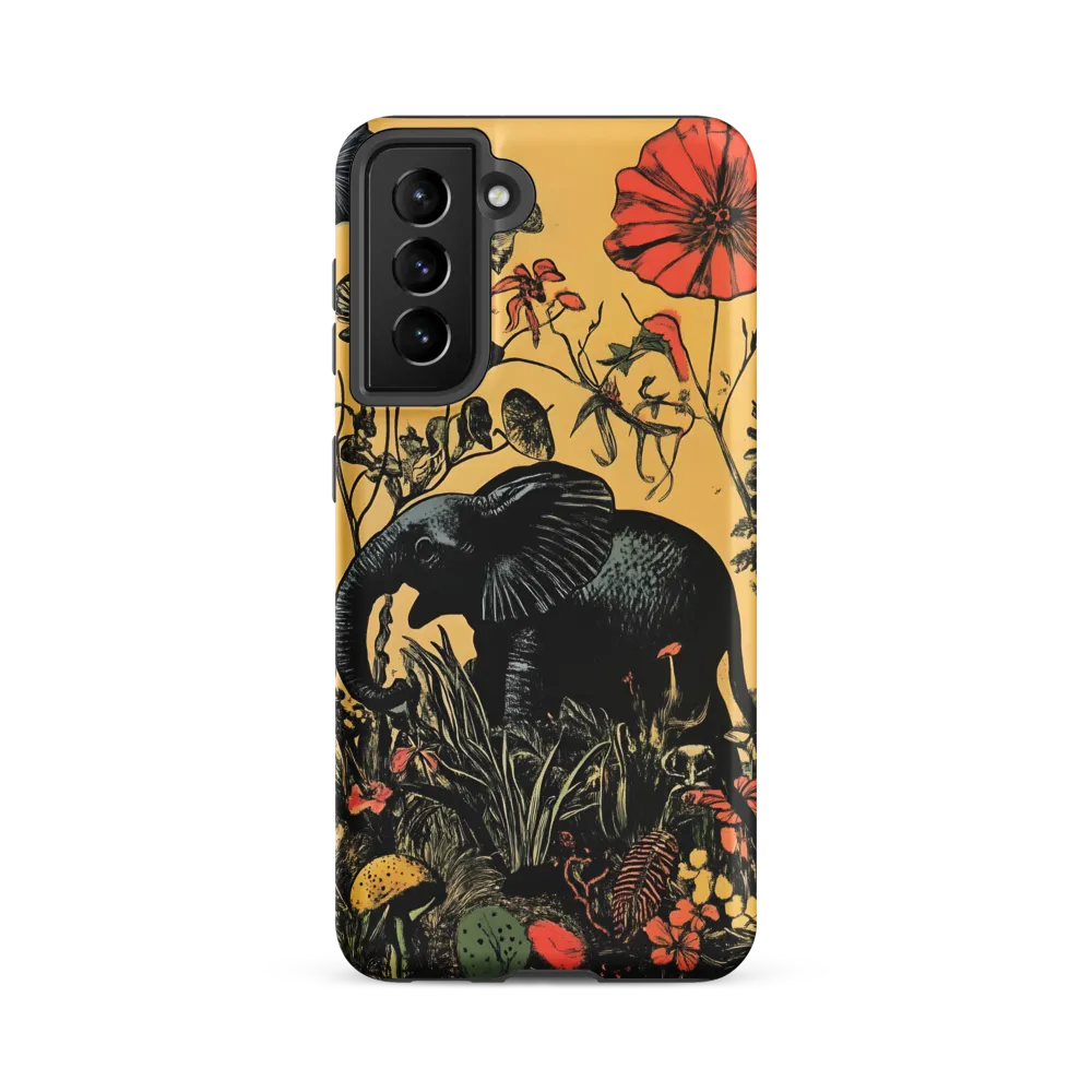 Floral Majesty: The Elephant's Sanctuary