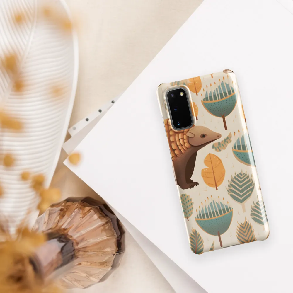 Pangolins in a Whimsical Habitat