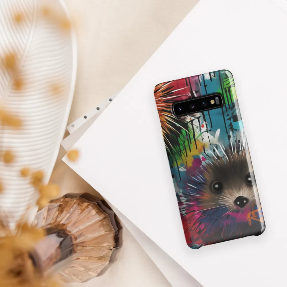 Whimsical Hedgehogs in a Kaleidoscopic Wonderland