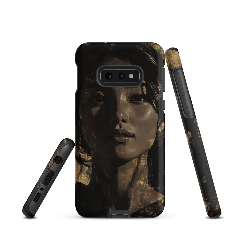 Golden Gaze: A Contemporary Portrait