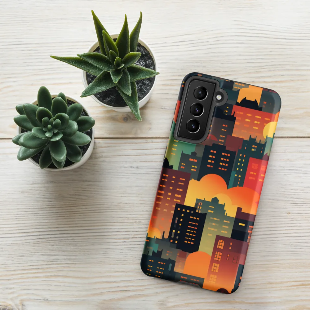 Twilight in the Concrete Jungle | Phone Case |  S21 | Tough Case | Matte