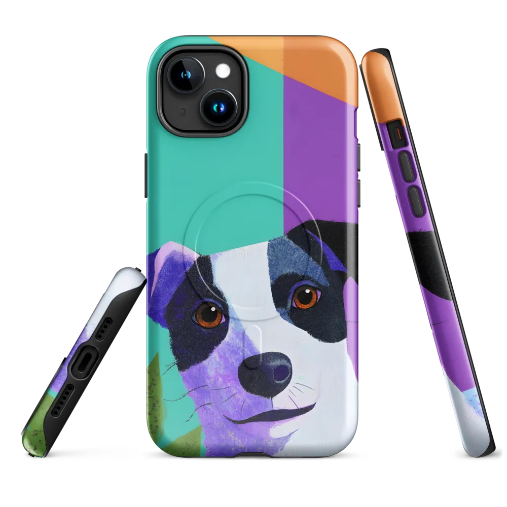 Joyful Canine | Phone Case |  15 Plus | MagSafe® Tough Case | Glossy