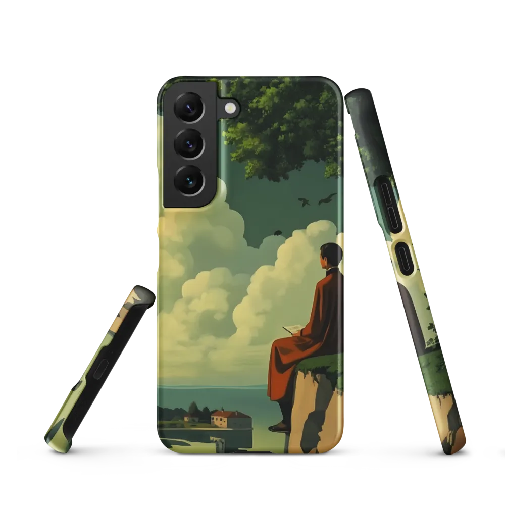 Meditation at the Edge of Serenity | Phone Case |  S22 | Snap Case | Matte