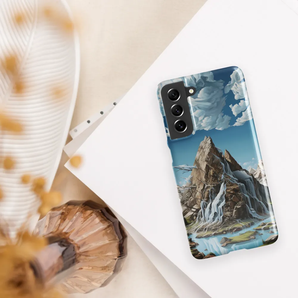 Majestic Cascade: A Mountain Masterpiece