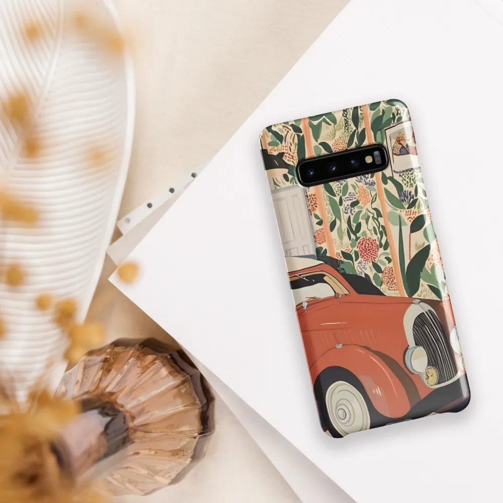 Vintage Charm: A Modern Encounter | Phone Case |  S10 Plus | Snap Case | Glossy