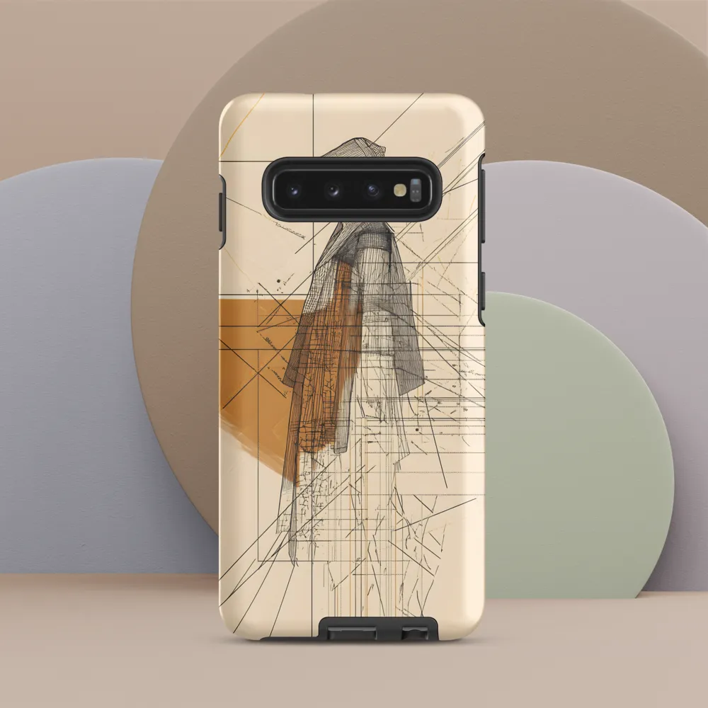 Abstract Profile: A Minimalist Exploration | Phone Case |  S10 | Tough Case | Matte