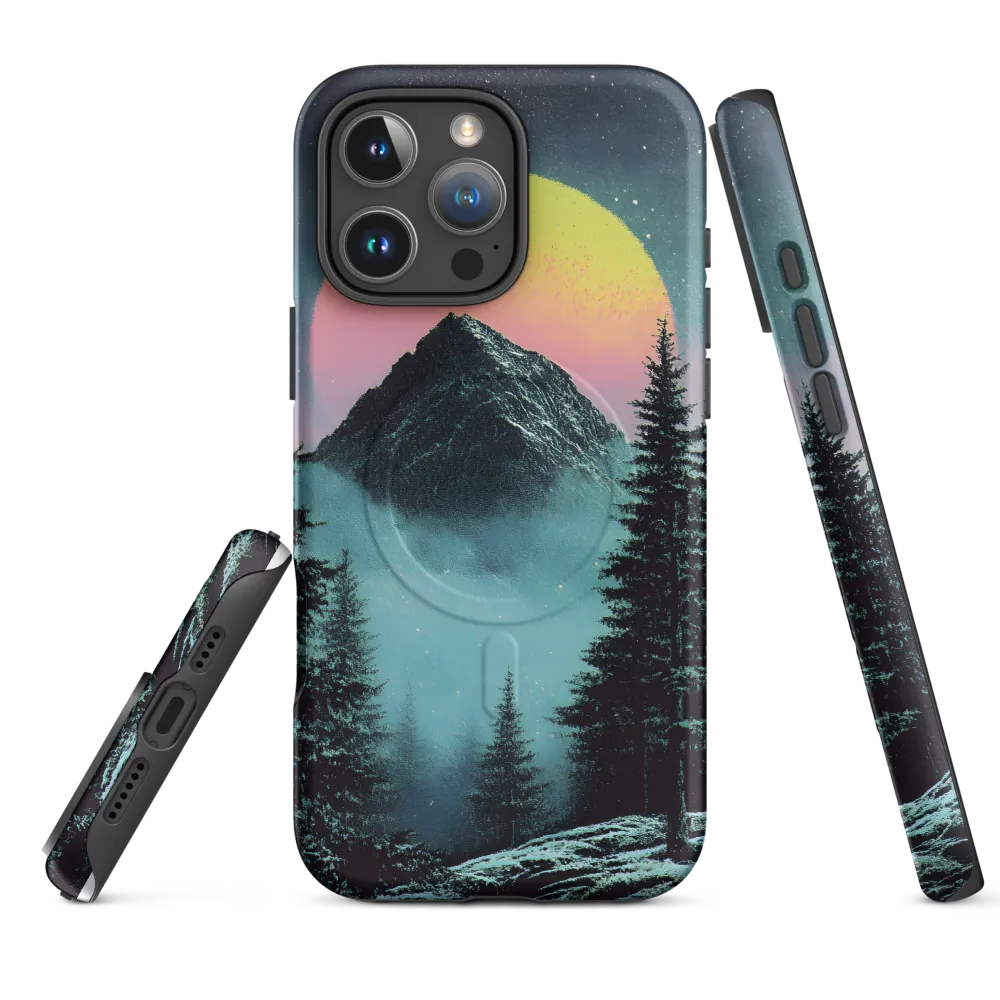 Ethereal Peaks Under Celestial Lights
