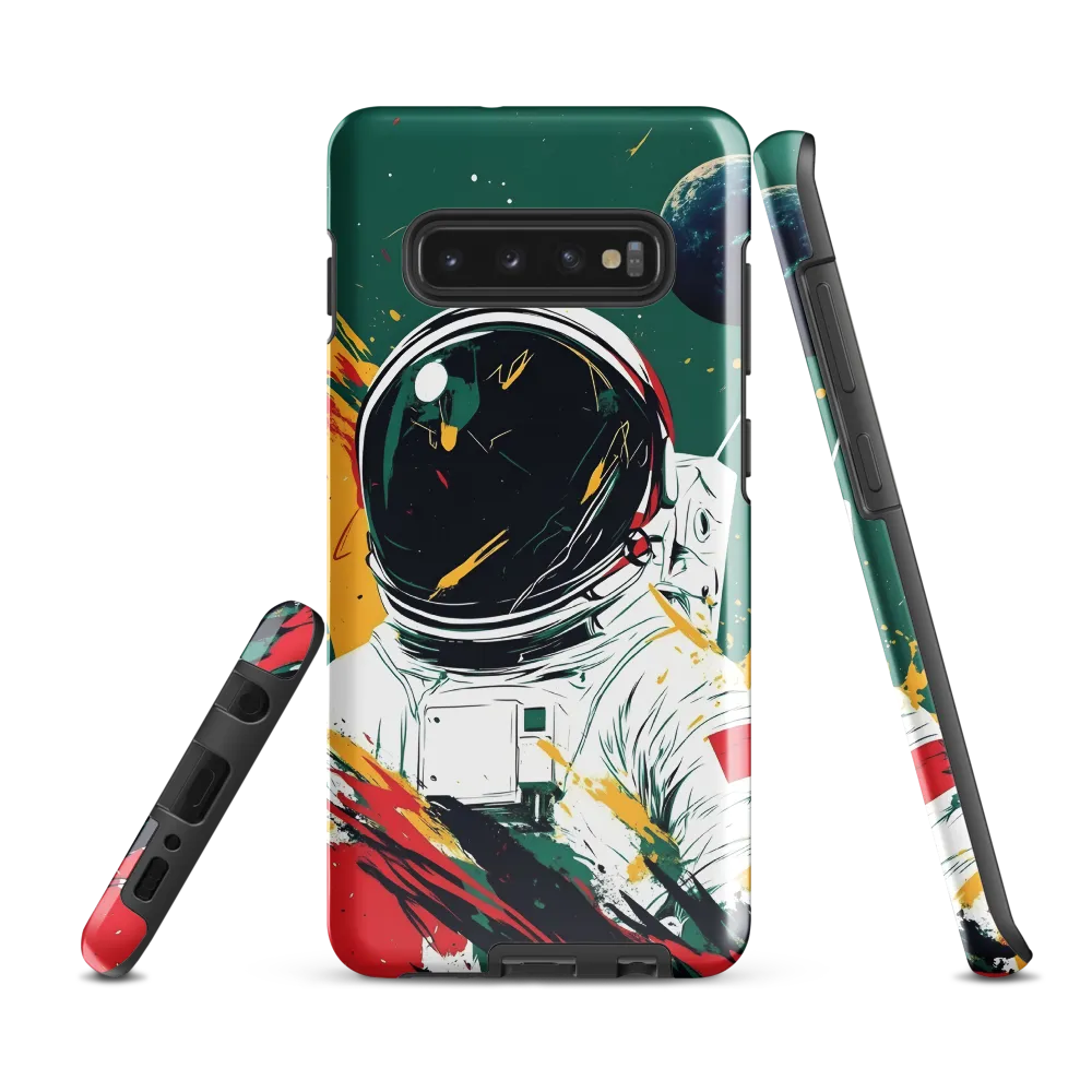 Galactic Explorer: A Modern Odyssey | Phone Case |  S10 Plus | Tough Case | Glossy