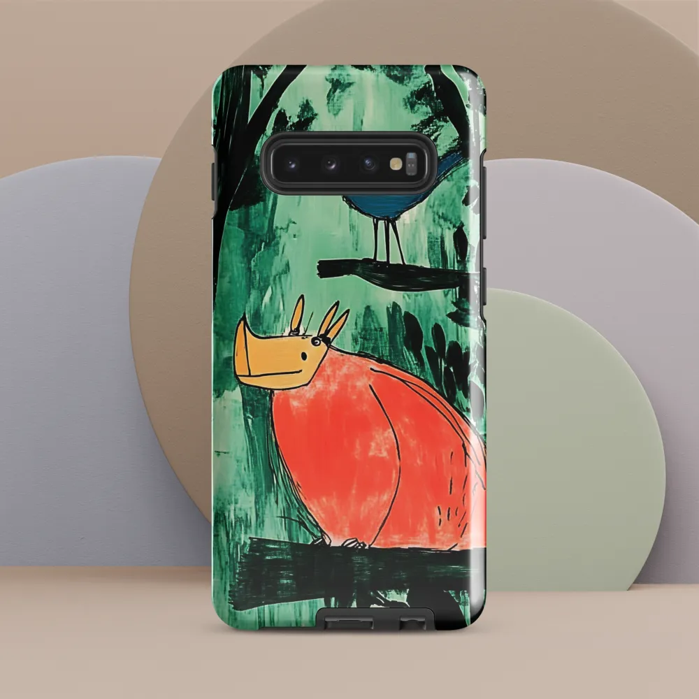 Whimsical Forest Companions | Phone Case |  S10 Plus | Tough Case | Glossy