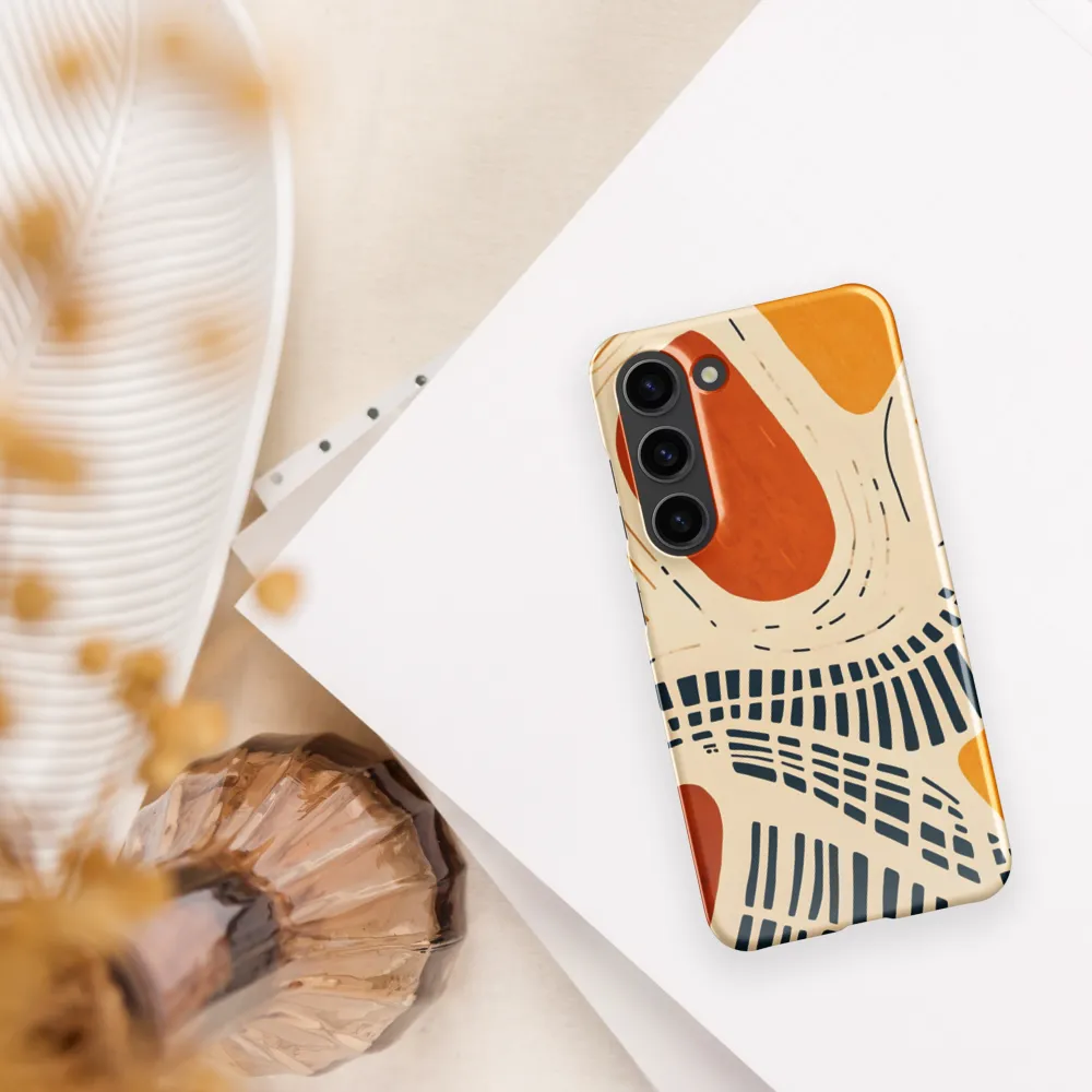 Urban Patterns in Harmony | Phone Case |  S23 | Snap Case | Glossy