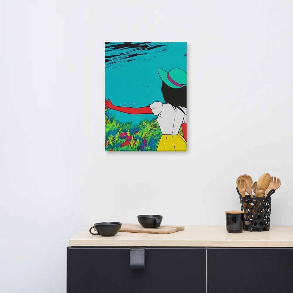 Whimsical Encounter | Canvas | 18″×24″