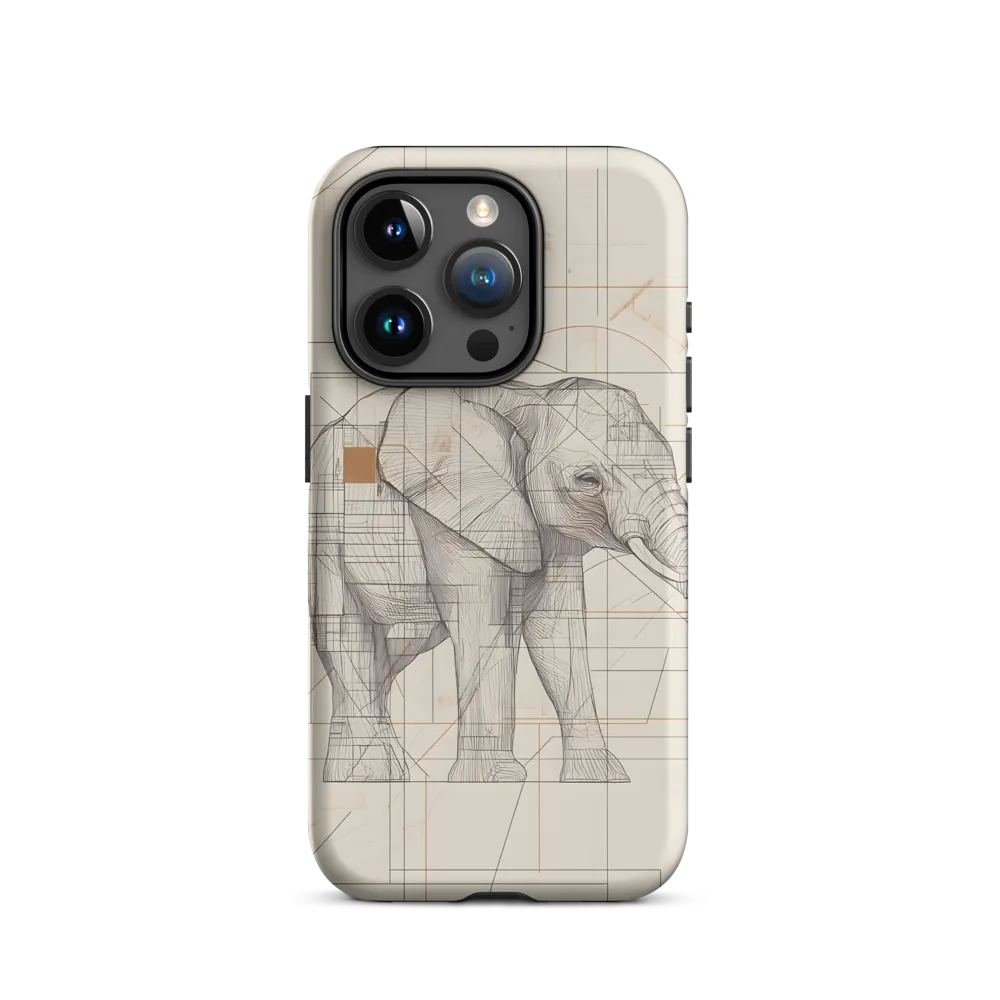 Geometric Elegance: The Steel Elephant