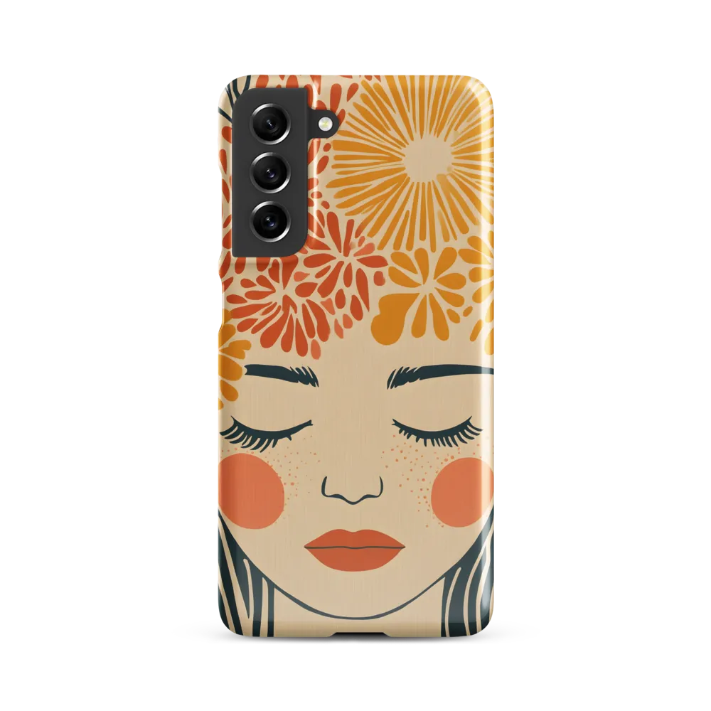 Serenity in Bloom | Phone Case |  S21 FE | Snap Case | Glossy