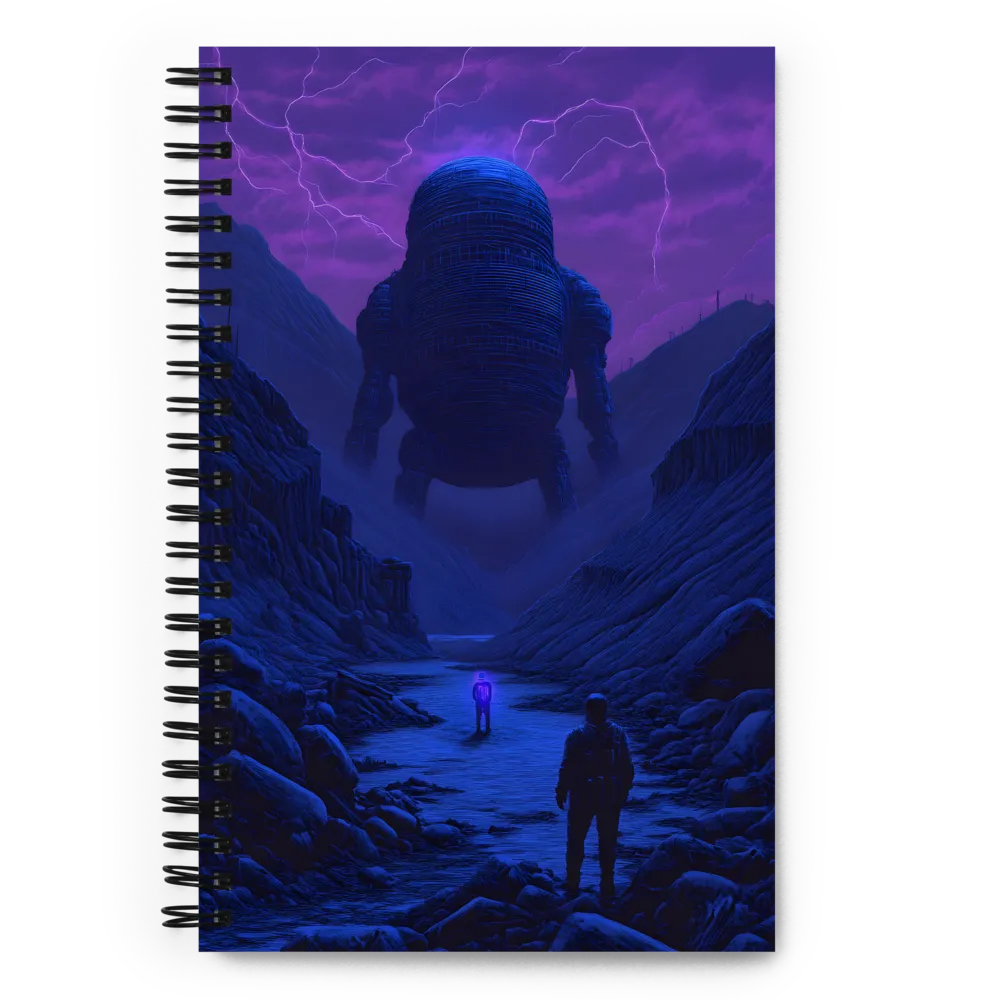 The Ominous Guardian | Spiral Notebook