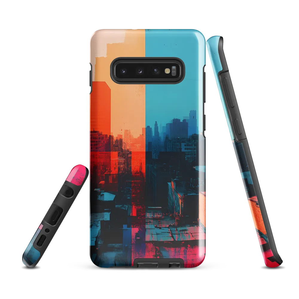 Urban Fusion: A Symphony of Color | Phone Case |  S10 Plus | Tough Case | Glossy