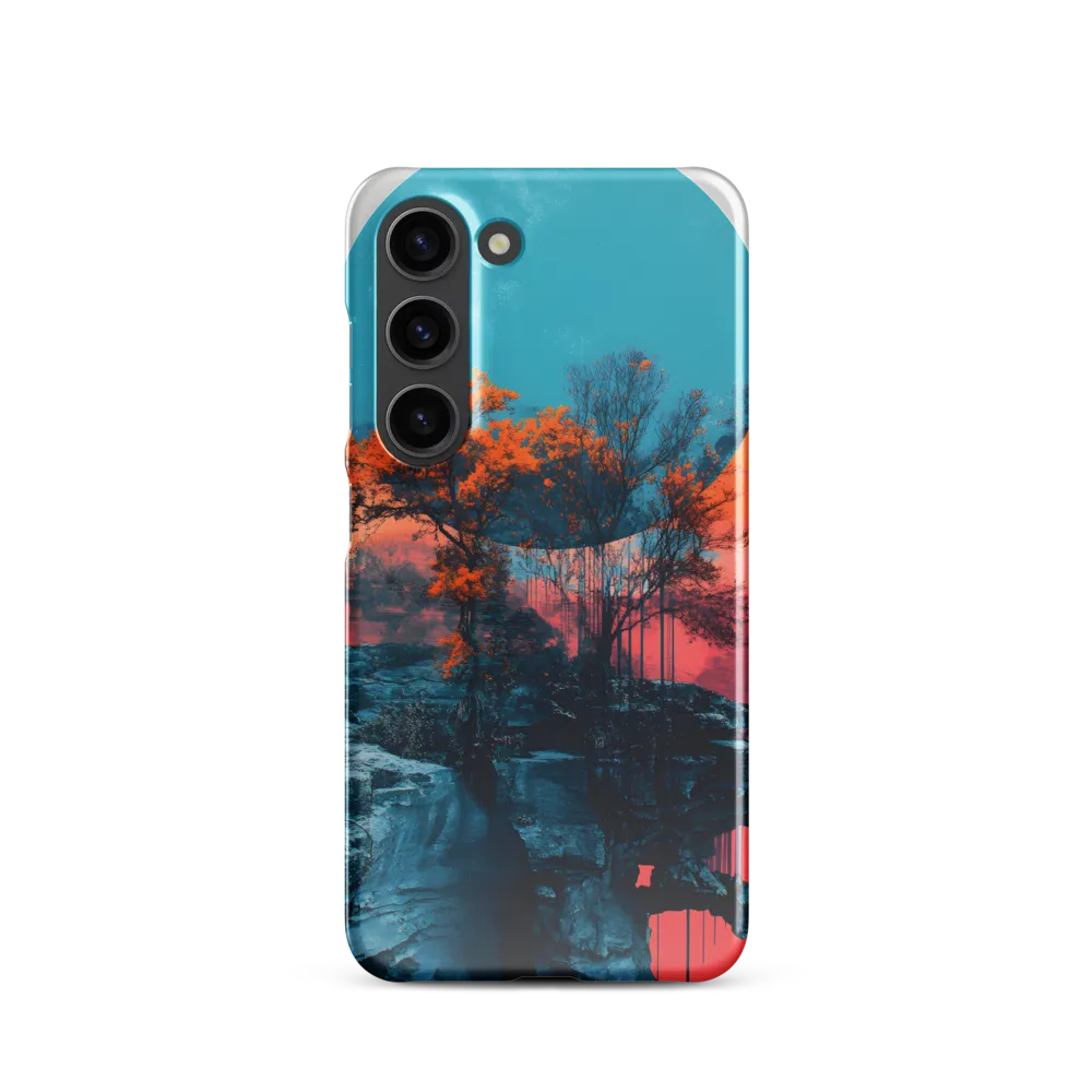 Ethereal Landscapes: A Dance of Color and Form | Phone Case |  S23 | Snap Case | Glossy