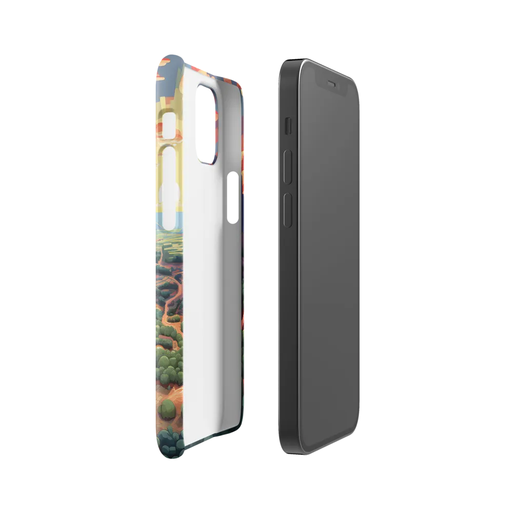 Desert Serenity at Dusk | Phone Case |  12 Mini | Snap Case | Glossy