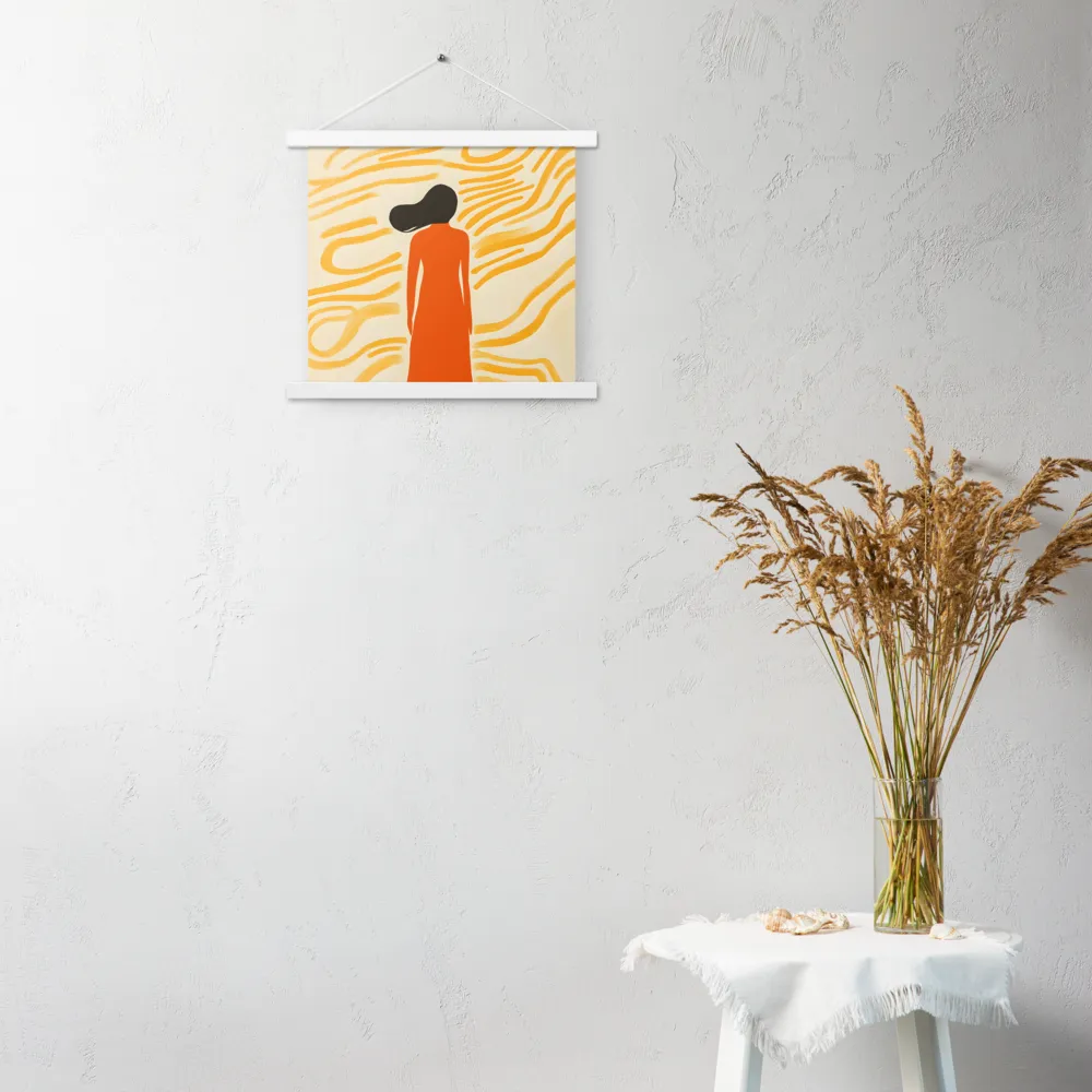 Connection to Serenity | Poster With White Wood Hanger | 14″×14″